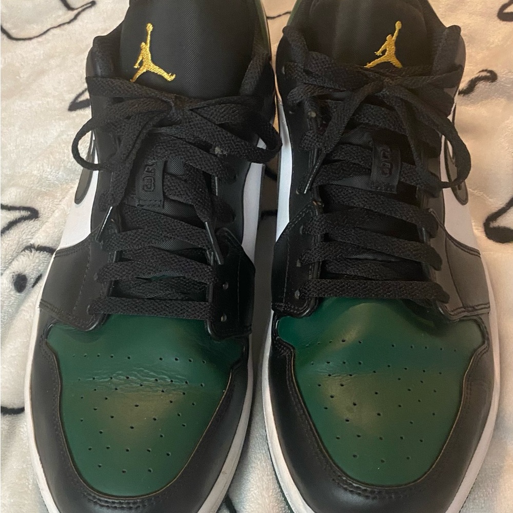 Jordan 1 low green toe Sneakers
